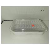 Corningware Baking Dish W/ Lid 10 1/2x6 3/4x2