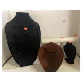 Lot of 4 Jewelry Display Stands