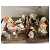 Lot of Ceramic Halloween Ghosts