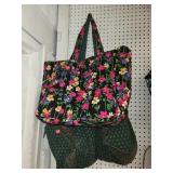 2 Cnt Cloth Bags/ 1 Is Large Vera Bradley Duffle