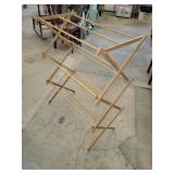 Collapsible Wooden Clothes Drying Rack