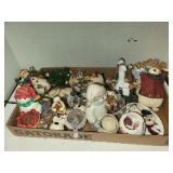 Flat of Snowman Decor & Ornaments