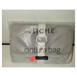 Michelle Cintura Bag Tan & White