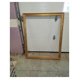 Wooden Picture Frame Approx 46 x 56 Inches