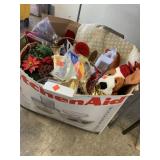 Large Box wChristmas decor Items & more