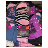 18 pair Ladies Gripper Socks.