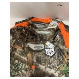 3 REALTREE.  2 MOSSY OAK. t-shirts.  Size L.