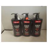 3 Cnt 32 Oz Bottles of Power Stick 3in 1 Body