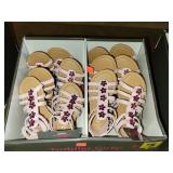 6 Pair Littles Girls Sandals 2-Sz Small/ 2- Sz