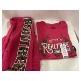 REALTREE 2pc sleep set. Size L.