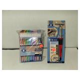 Lot W/ Woodburning Tool & Gel Pens