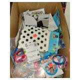 Box Lot of Party Supplies
