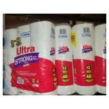 4 Pkgs- 12 Rolls Per Pkg Ultra Strong Bath Tissue