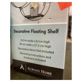 2ct Decorative Floating shelves.