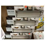 4ct. Wall shelves.