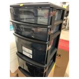 4 Drawer Storage -Plastic