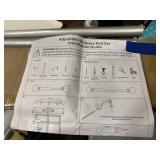 Silver Adjustable Drapery Rod