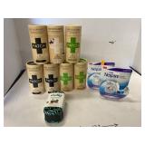 Bandage lot 7 canisters of Bamboo  Bandaids 2