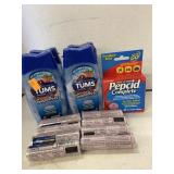 4-60 tablet Bottles of Tums Smoothies. 1 Box of