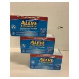 3 boxes Aleve exp 08/21