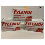 3 cnt Tylenol Exp 07/21