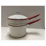 Granite ware Double Boiler.