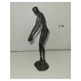 Cast Iron Woman Golfer Approx 8 Inches
