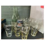 Coca-Cola lot. 2 - 16oz glass bottles. 12