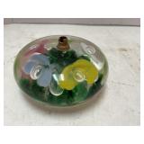 Paper weight. 5in diameter. St. Clair Joe.