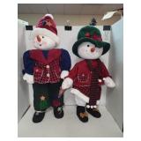 2 Cnt Large Snowman People