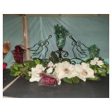 Brass Angel Candle Centerpiece