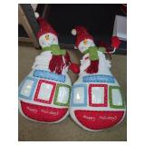 2 Cnt Snowmen Picture Holders