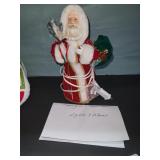 Santa Tree Topper Lights Up & Moves