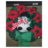 Motion Activated Animated Snowman Wreath