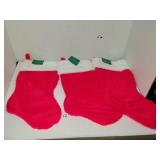 3 Cnt New Red Stockings
