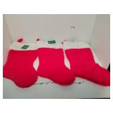 3 Cnt New Red Stockings