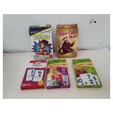 Lot of 5 Flashcards/ Bible Old Man/Crazy 8