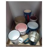 Lot of 7 Coffee Mugs Mostly New