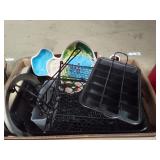 Box Lot of Baking Pans/Dish Drainer Etc