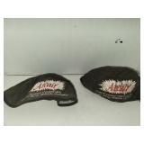 2 Cnt Vntg Arcair Welding Skull Cap/ Sz
