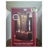 Faux Slate Tower Fountain