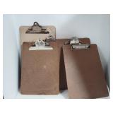 Lot of 5 Clip Boards