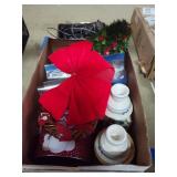 Box of Christmas Items
