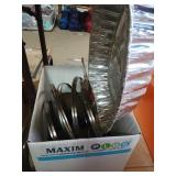 Box Lot of Lids for Pits & Pans & Aluminum Pan