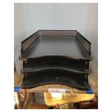 3 Tier Mesh File Tray