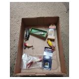 Flat of Fishing Lures Some Heddon