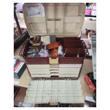 Fishing Tackle Box W/ Misc Fishing Items