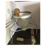 Vintage Sieve/Colander
Wood Pestle