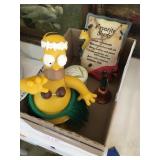 Hula Bart Simpson and Trinkets
