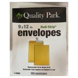 100 - 9x12 Brown Kraft Envelopes.